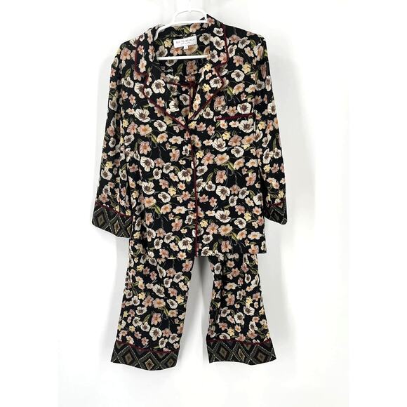 Bed To Brunch Floral Satin Pajama Set - Picture 2 of 10